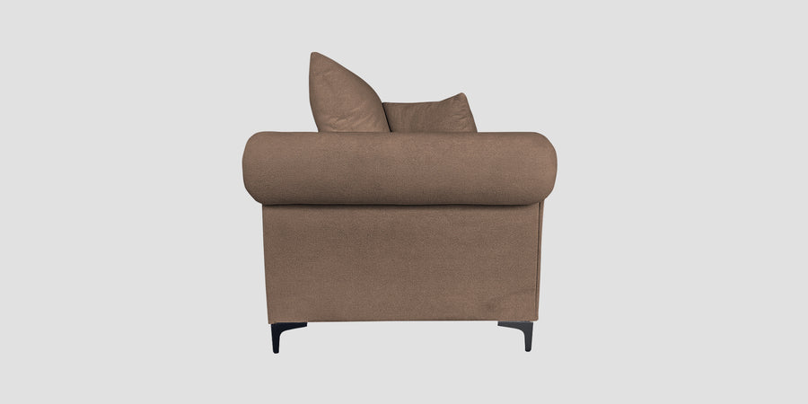 Rocar Fabric 2 Seater Sofa In Earthy Beige Colour - Febonic Living