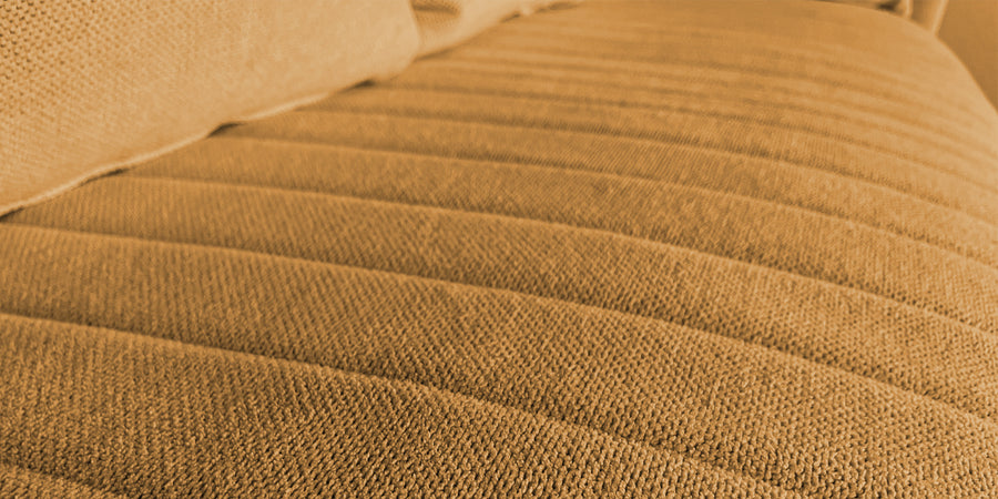 Rocar Fabric 2 Seater Sofa In Lime Yellow Colour - Febonic Living