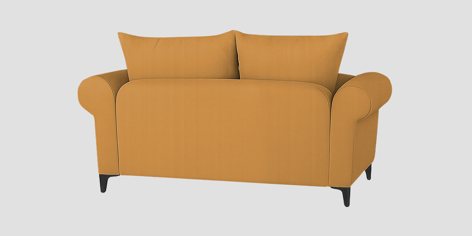 Rocar Fabric 2 Seater Sofa In Lime Yellow Colour