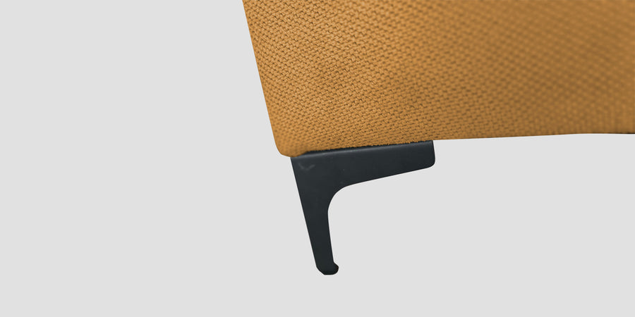 Rocar Fabric 2 Seater Sofa In Lime Yellow Colour - Febonic Living