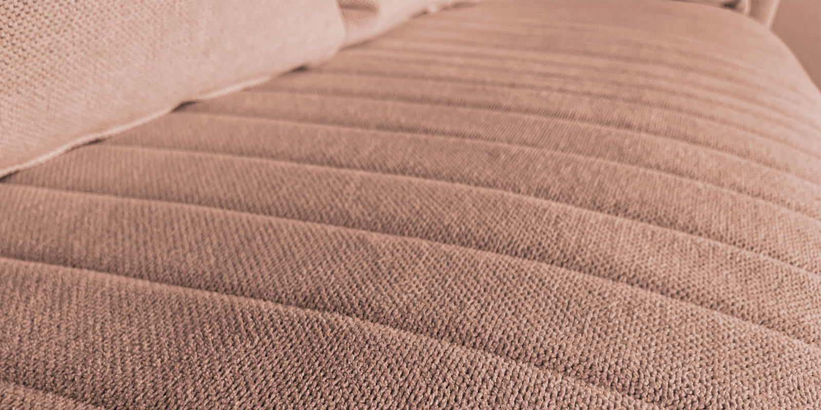 Rocar Fabric 2 Seater Sofa In Maple Pink Colour