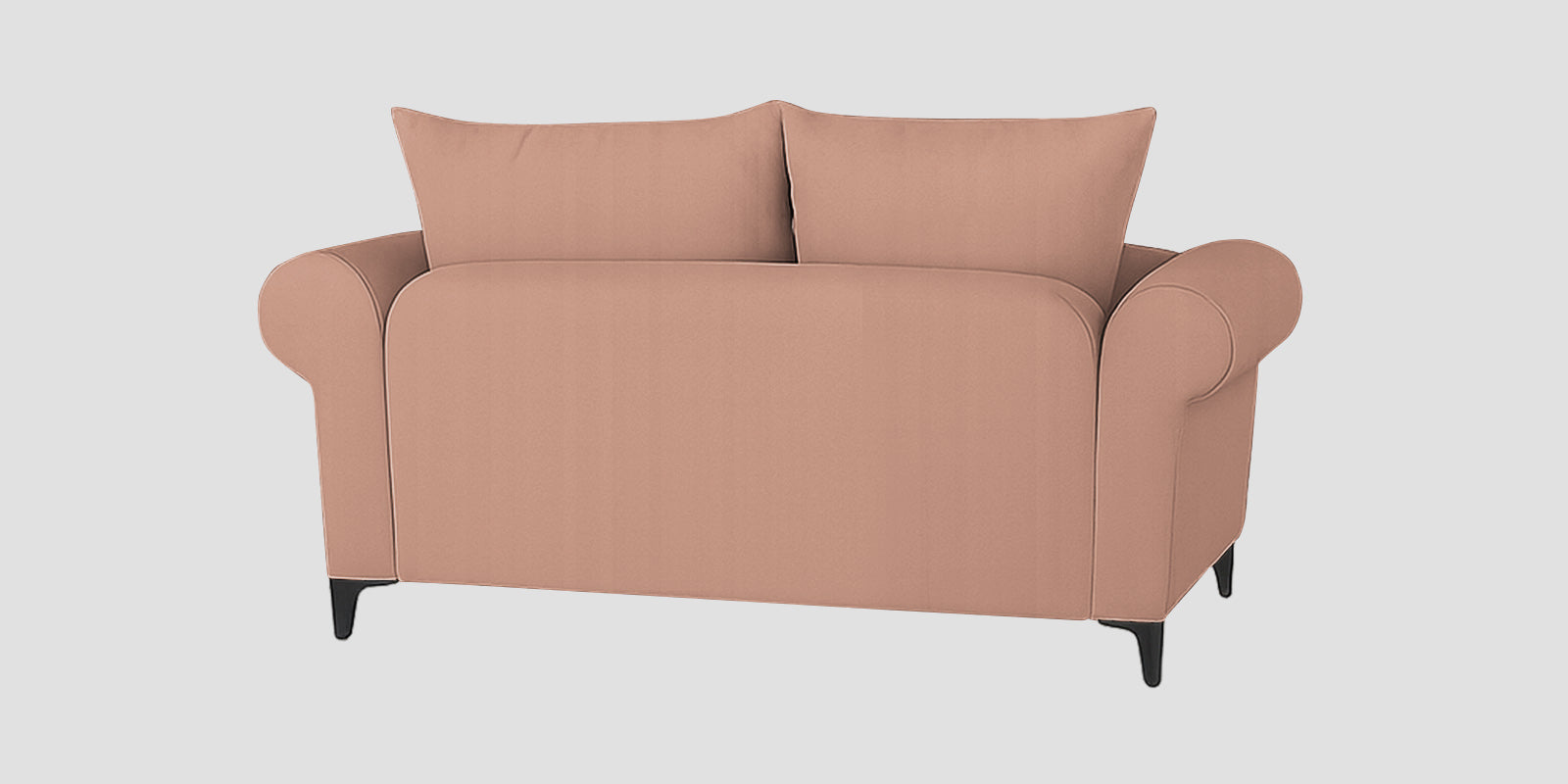 Rocar Fabric 2 Seater Sofa In Maple Pink Colour