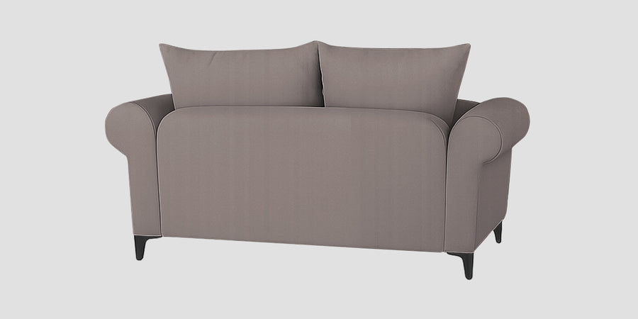Rocar Fabric 2 Seater Sofa In Silk Grey Colour - Febonic Living