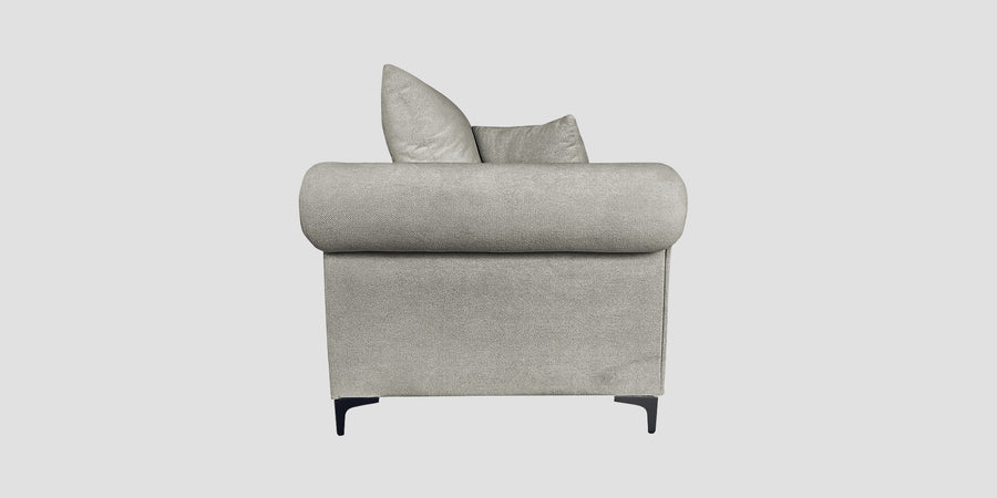 Rocar Fabric 3 Seater Sofa In Bone Beige Colour - Febonic Living