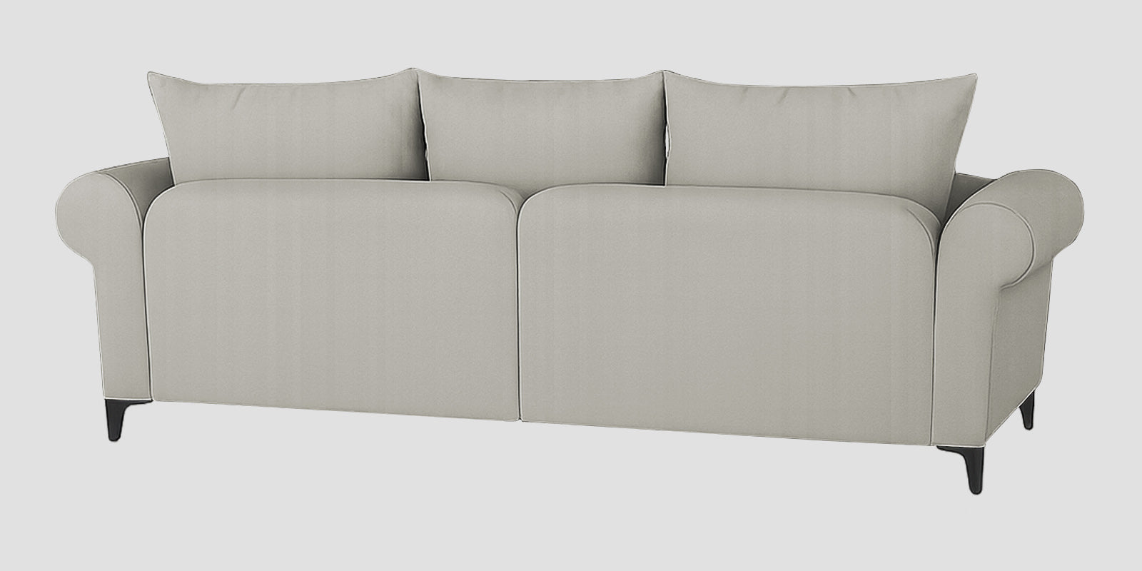 Rocar Fabric 3 Seater Sofa In Bone Beige Colour