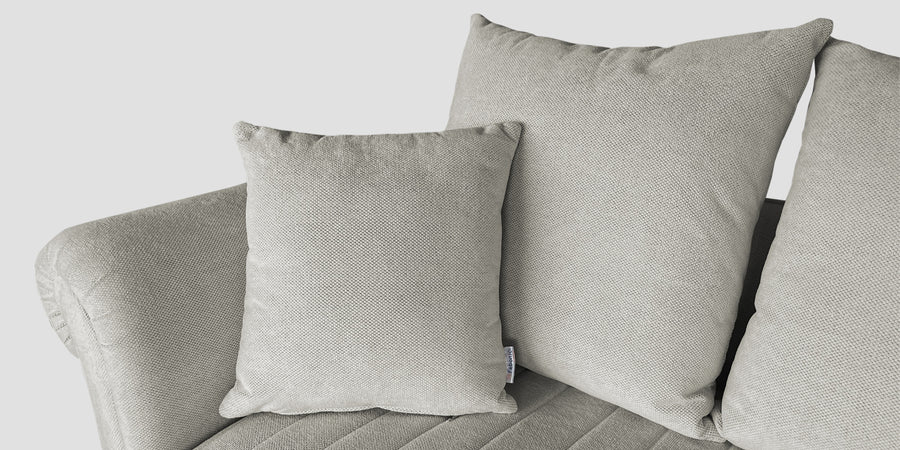 Rocar Fabric 3 Seater Sofa In Bone Beige Colour - Febonic Living