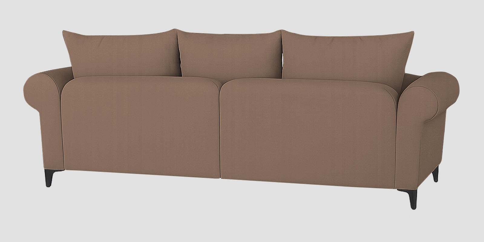 Rocar Fabric 3 Seater Sofa In Earthy Beige Colour