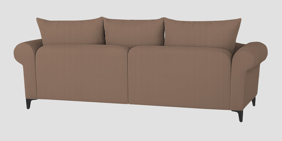 Rocar Fabric 3 Seater Sofa In Earthy Beige Colour - Febonic Living
