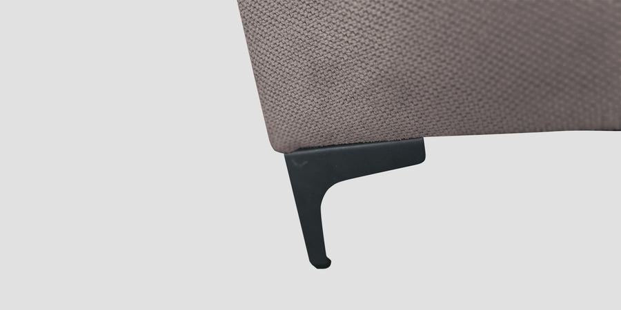 Rocar Fabric 3 Seater Sofa In Silk Grey Colour - Febonic Living