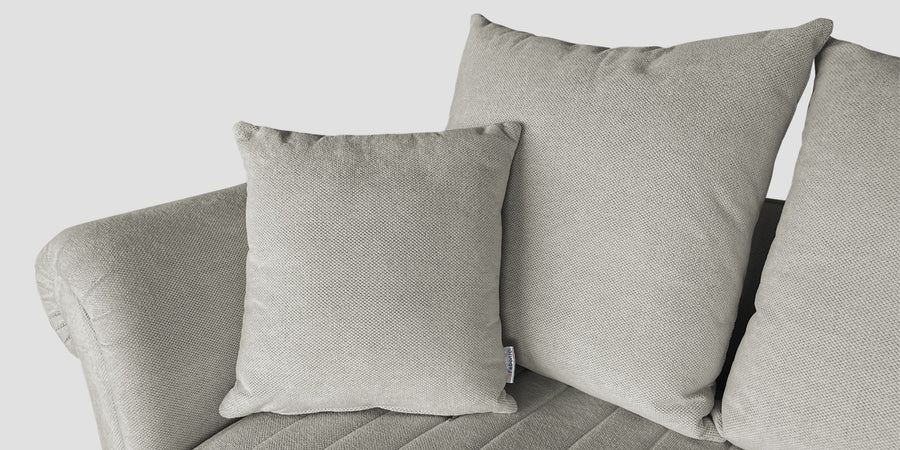 Rocar Fabric 4 Seater Sofa In Bone Beige Colour - Febonic Living