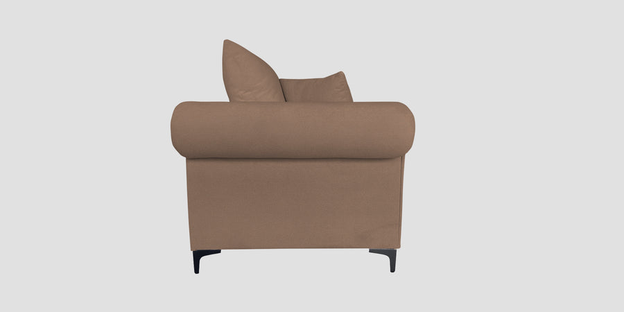Rocar Fabric 4 Seater Sofa In Earthy Beige Colour - Febonic Living