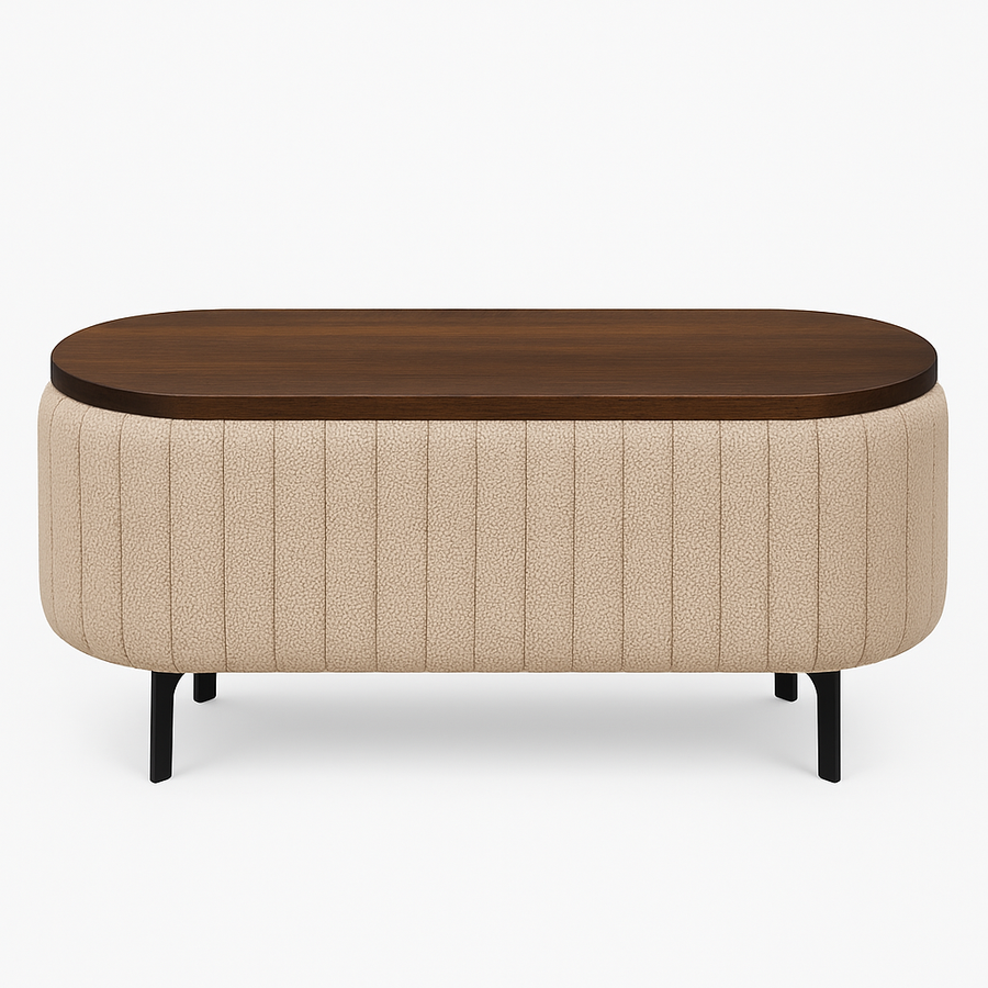 Rocar Teak Wood Coffee Table In Provincial Teak Finish