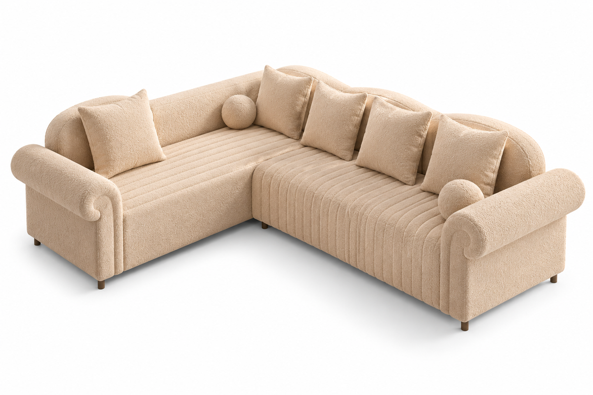 Rocar Signature Corner Sofa - Butter Beige