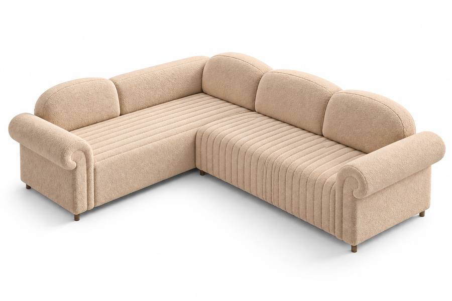 Rocar Signature Corner Sofa - Butter Beige