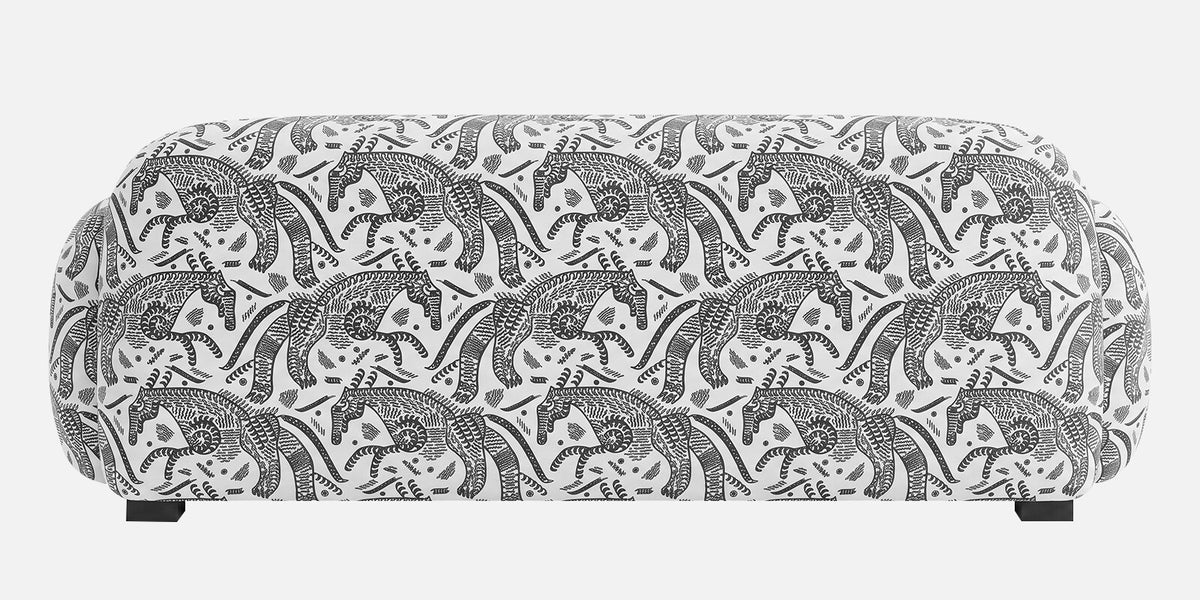 Royale Safari Sketch 3 Seater Sofa In Black Colour