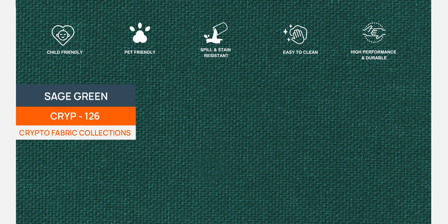 Leora Fabric 3 Seater Convertible Sofa Cum Bed In Sage Green Colour - Febonic Living