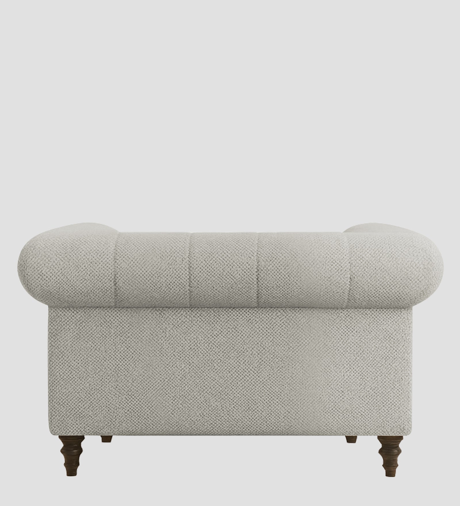 Sahara Fabric 1 Seater Sofa In Bone Beige Colour