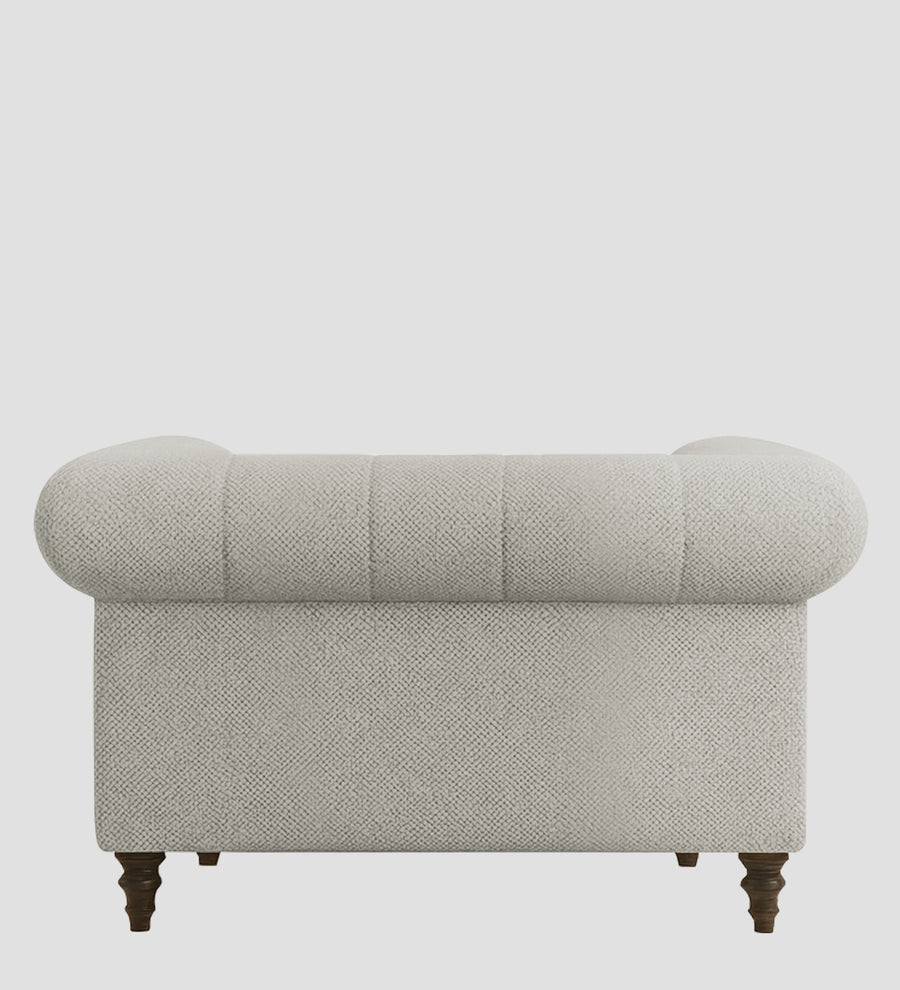 Sahara Fabric 1 Seater Sofa In Bone Beige Colour - Febonic Living