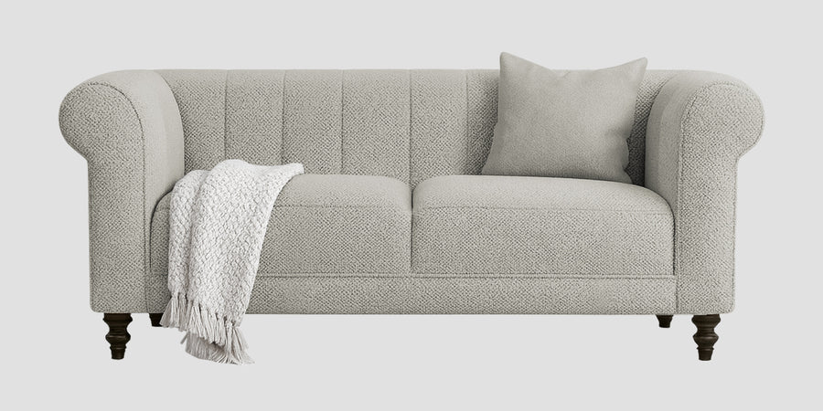 Sahara Fabric 2 Seater Sofa In Bone Beige Colour - Febonic Living