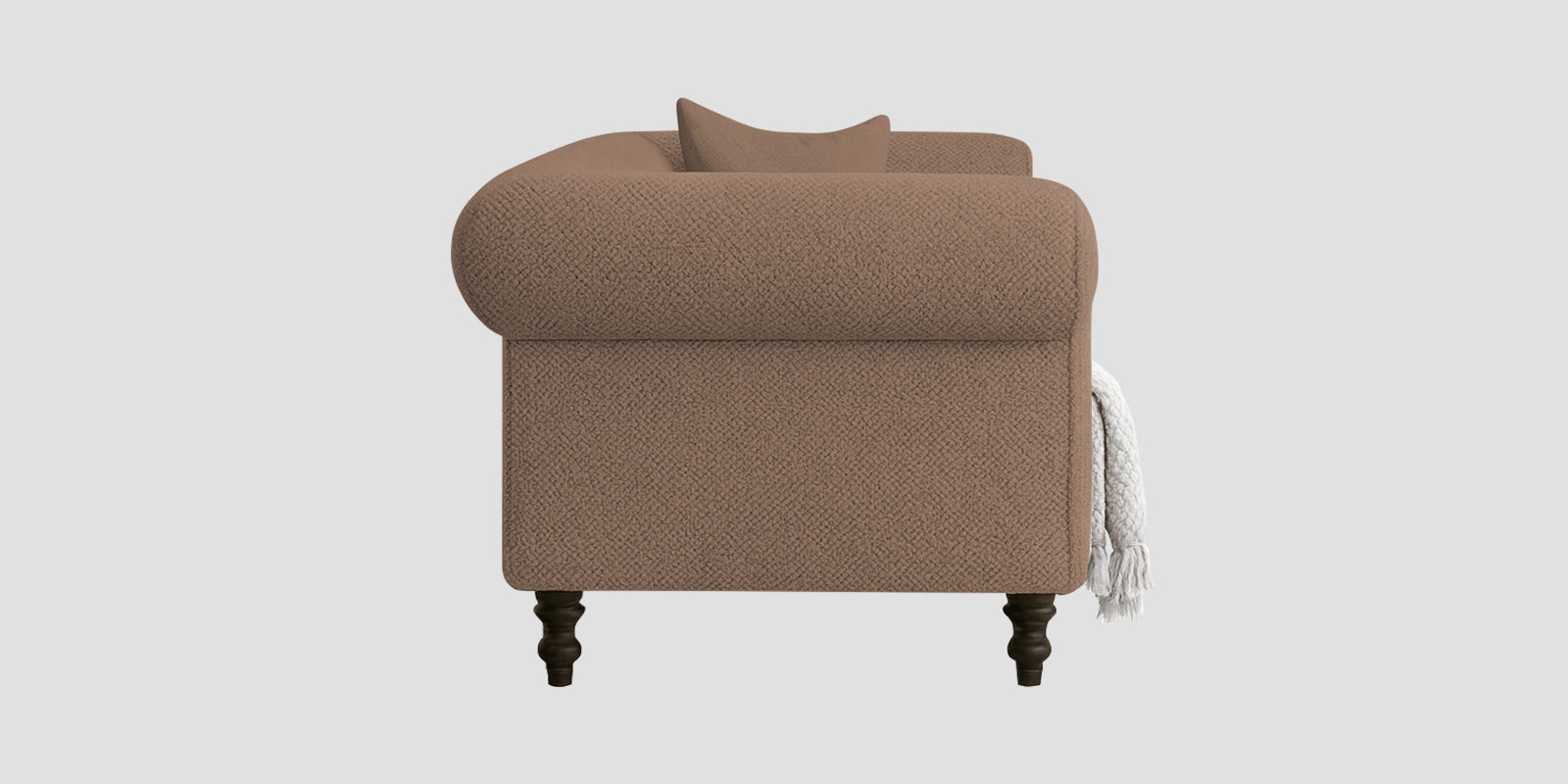Sahara Fabric 2 Seater Sofa In Earthy Beige Colour