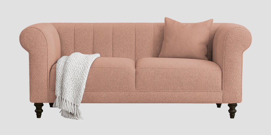 Sahara Fabric 2 Seater Sofa In Maple Pink Colour - Febonic Living