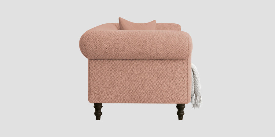 Sahara Fabric 2 Seater Sofa In Maple Pink Colour - Febonic Living