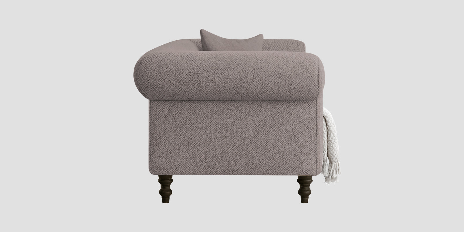 Sahara Fabric 2 Seater Sofa In Silk Grey Colour