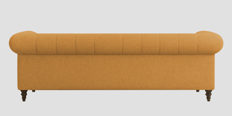 Sahara Fabric 3 Seater Sofa In Lime Yellow Colour - Febonic Living