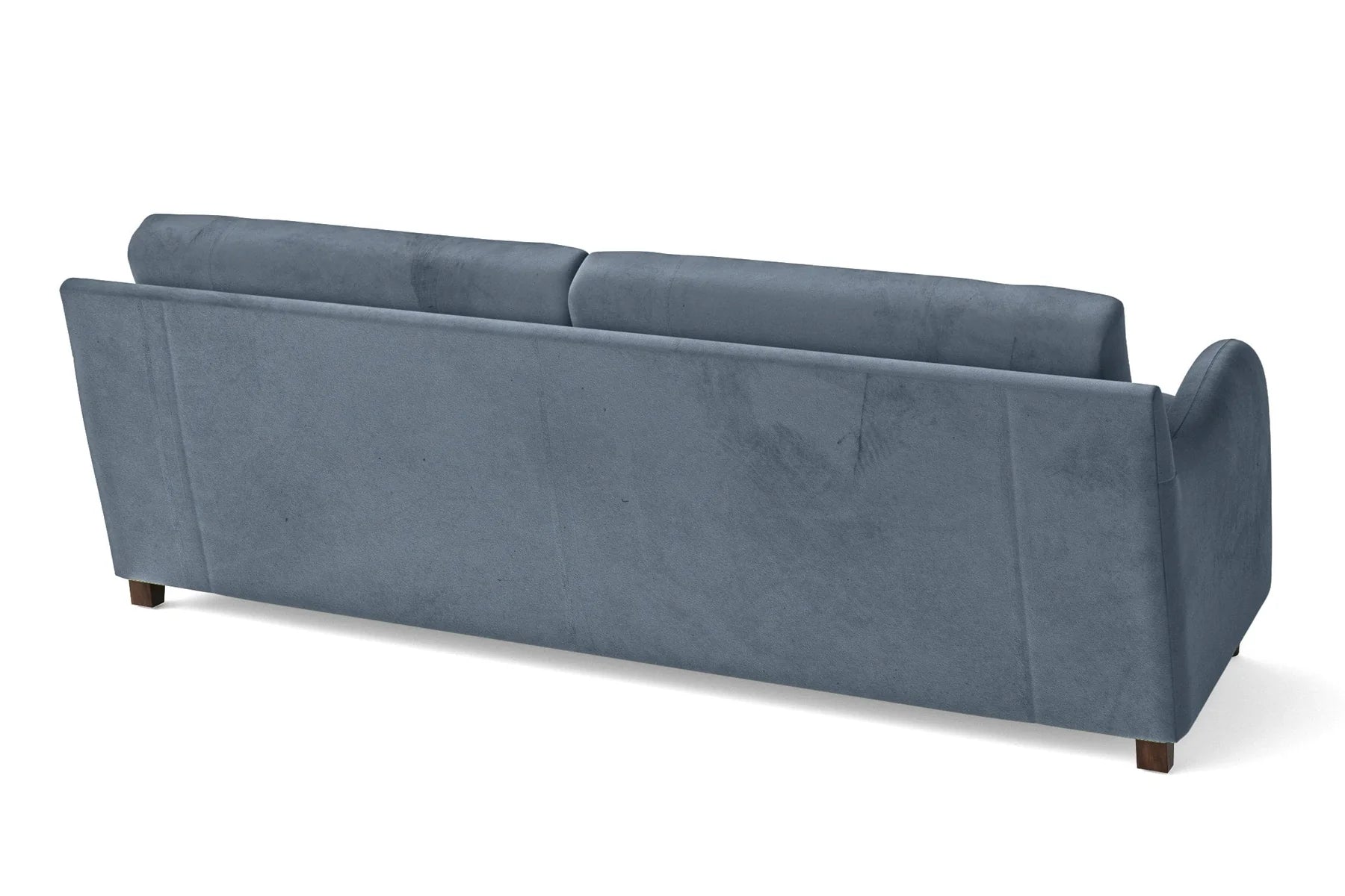 Sally Velvet 3 Seater Sofa In Oxford Blue Colour