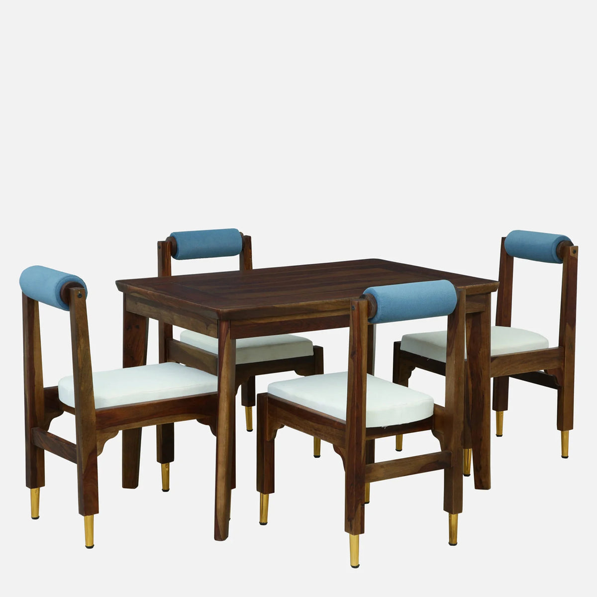Sarika Sheesham Wood Dining Set – 4 Seater Options with Teak Finish
