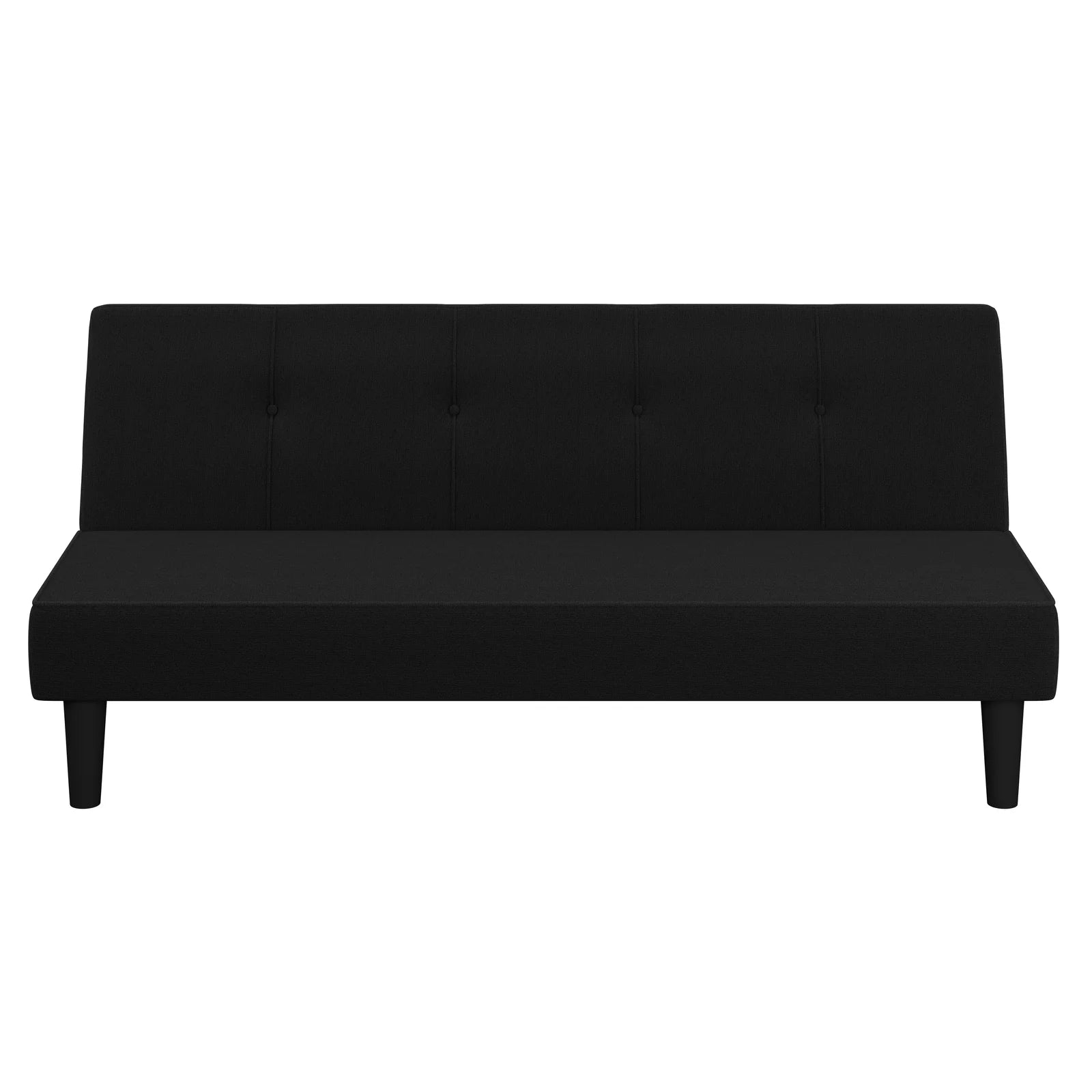 Clover Fabric 3 Seater Convertible Sofa Cum Bed In Maba Grey Colour - Febonic Living