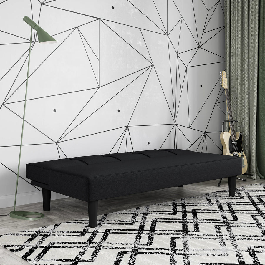 Clover  3 Seater Convertible  Cum Bed Fabric Sofa - Maba Grey by Febonic Living