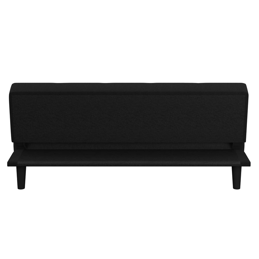 Clover Fabric 3 Seater Convertible Sofa Cum Bed In Maba Grey Colour - Febonic Living