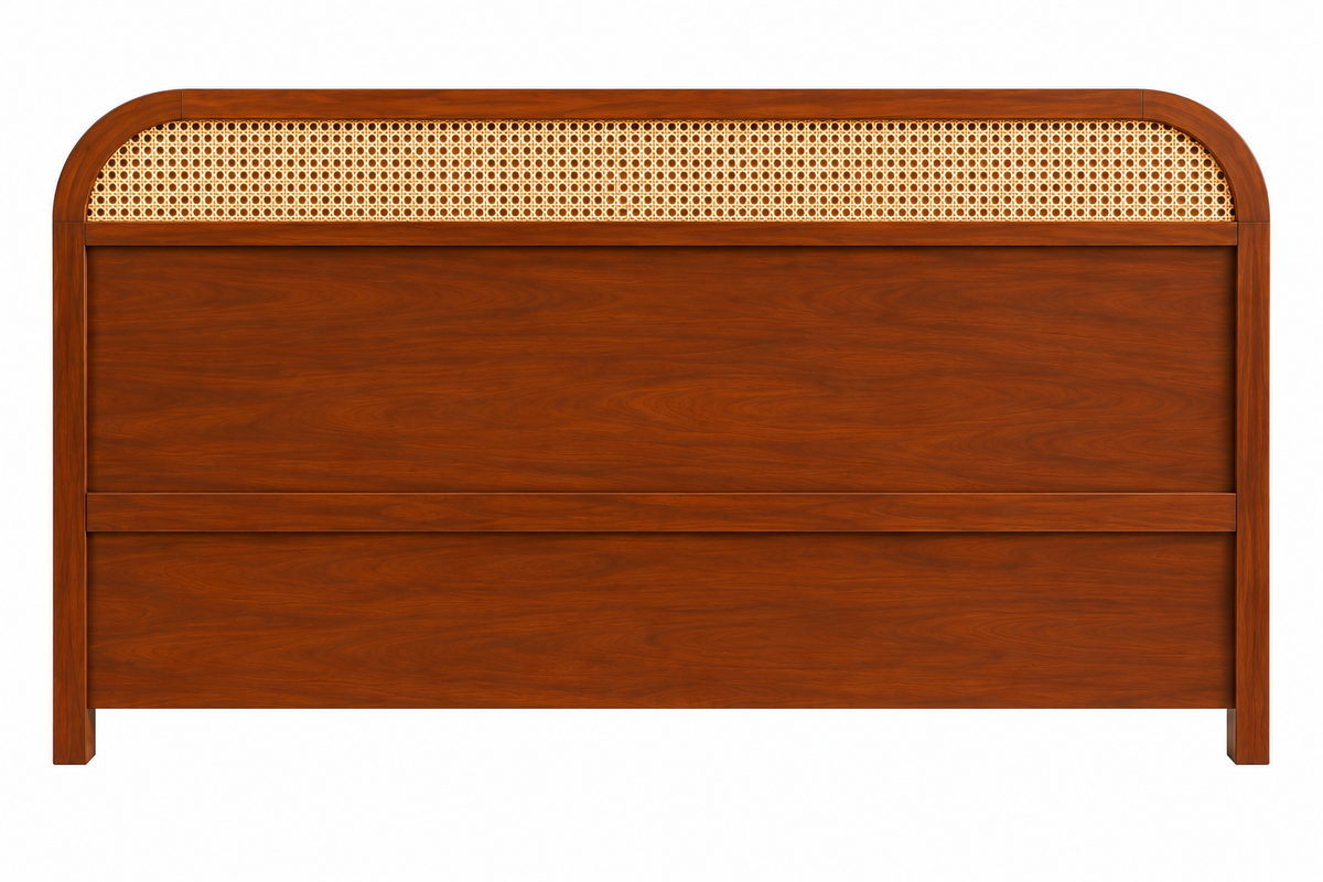 Siki Sheesham Wood King Size Bed In Provincial Teak Finish