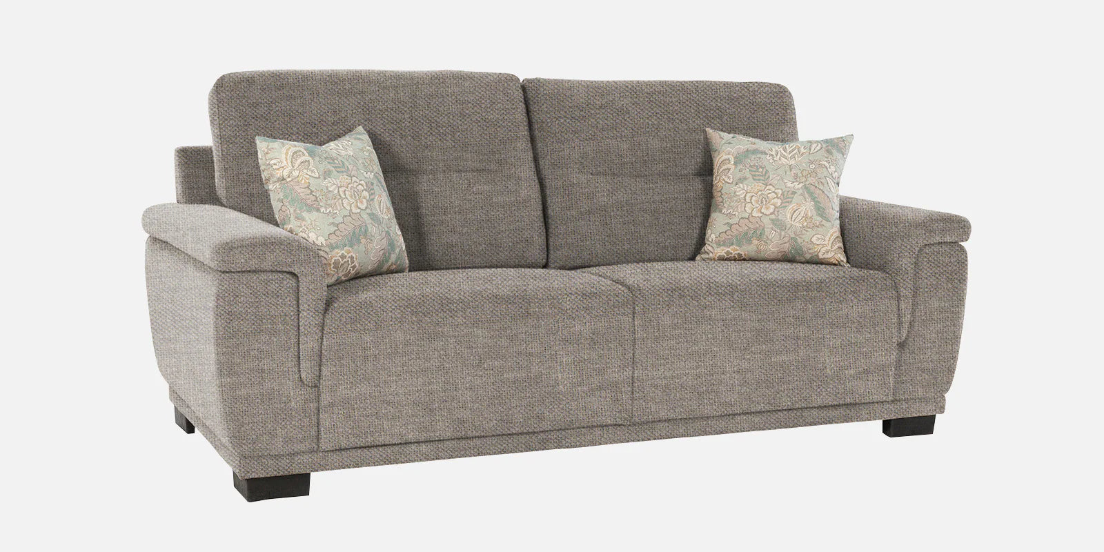 Siro Fabric 3 Seater Sofa In Ash Grey Colour