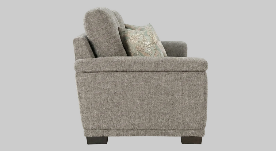 Siro Fabric 3 Seater Sofa In Ash Grey Colour - Febonic Living