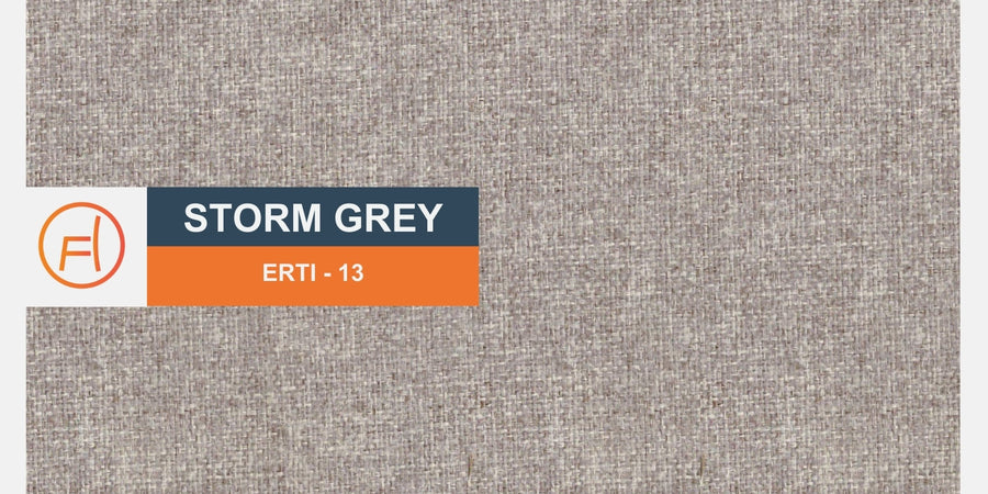 Andres Fabric 3 Seater Sofa In Storm Grey Colour - Febonic Living