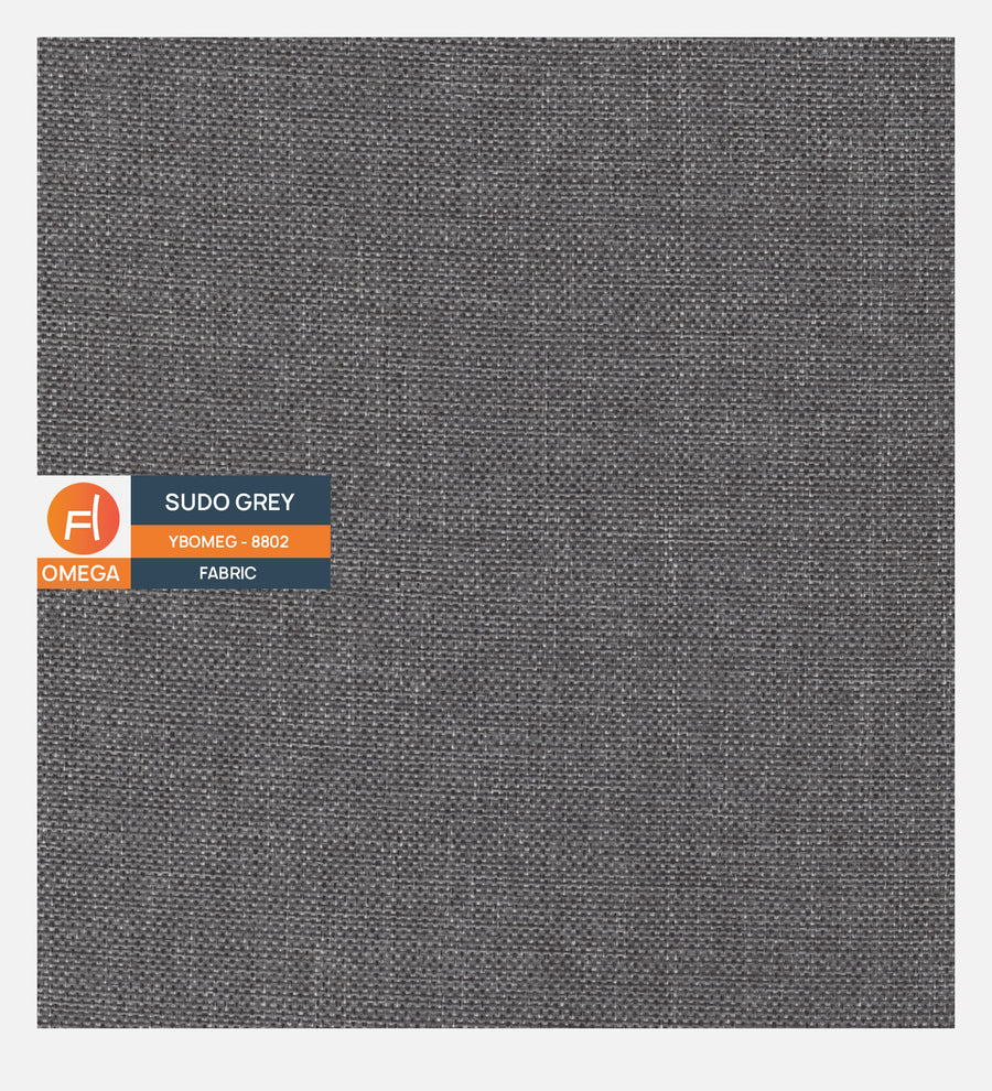 Jute Omega Fabric Sudo Grey 8802 Code by Febonic Living