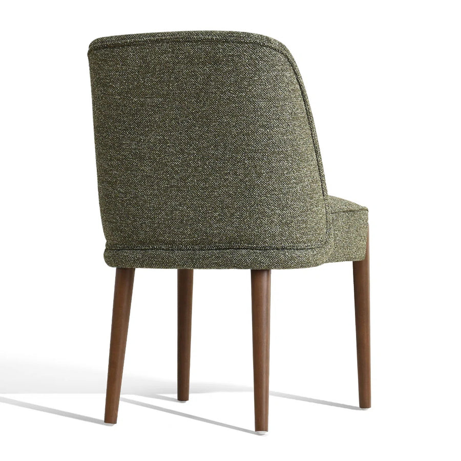 Supra Fabric Dining Chair In Green Colour Set Of 2 - Febonic Living