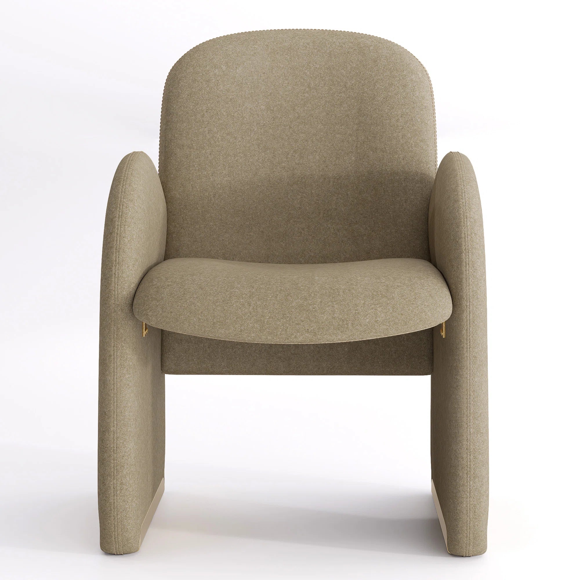 Syra Velvet Arm Chair In Fether Grey Colour