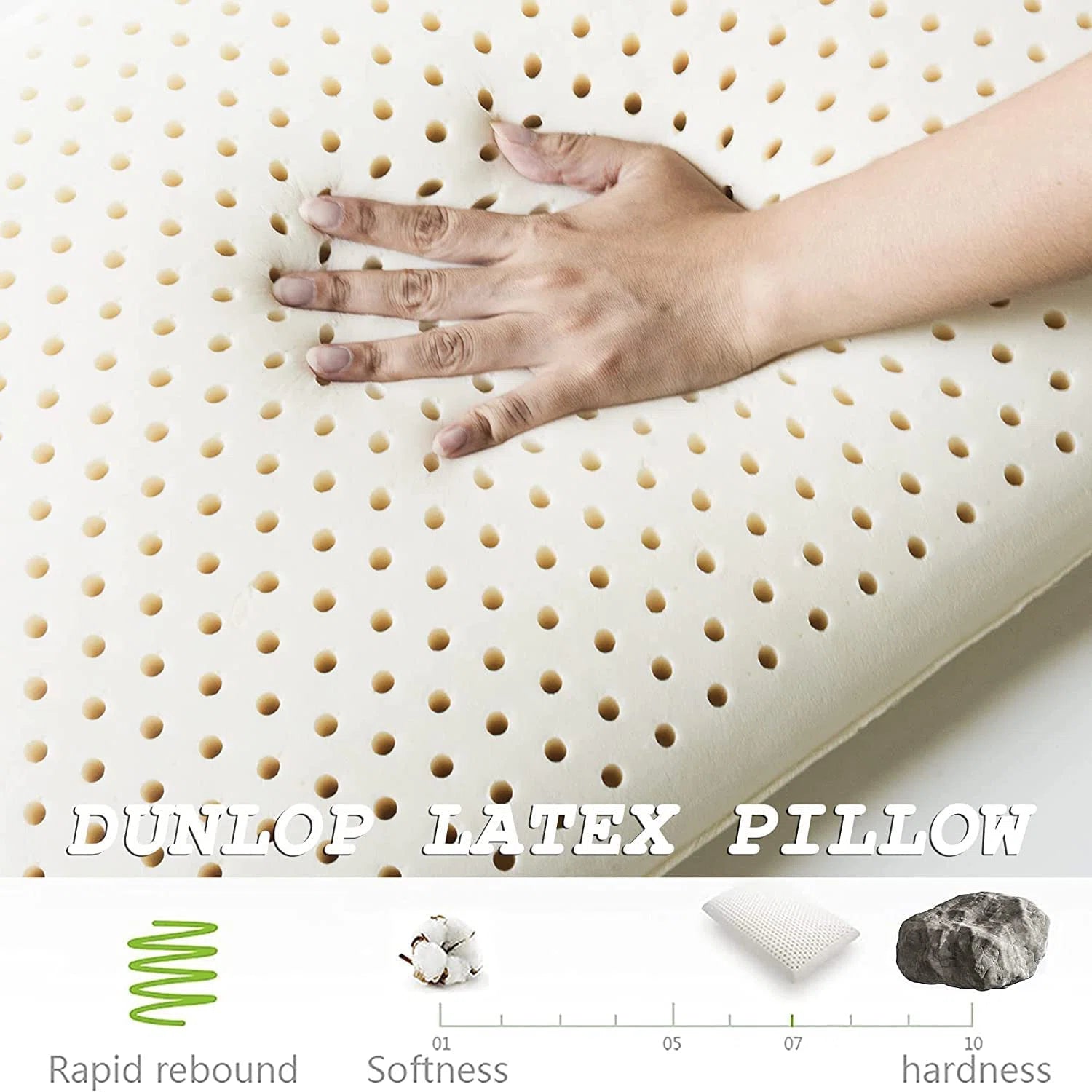 Kaori (28x14) Latex Pillows In (Pack of 2) - Febonic Living