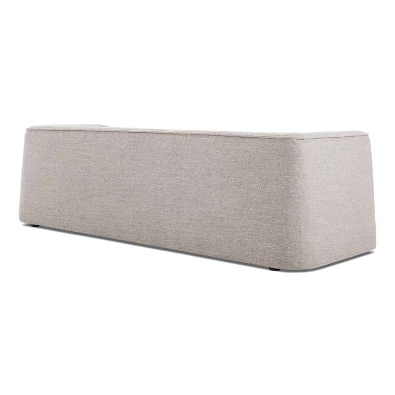 Hoppy Fabric 3 Seater Convertible Sofa Cum Bed In Ash Grey Colour