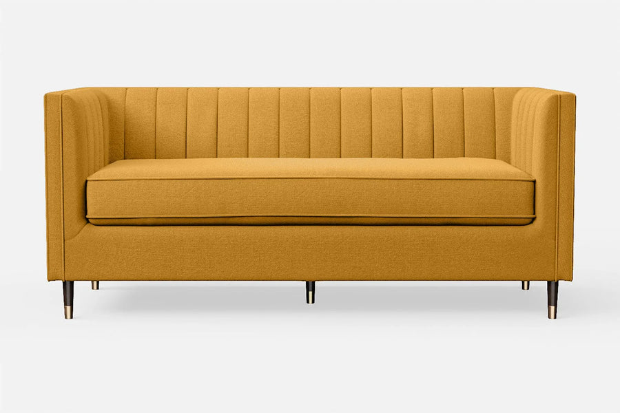 Tolly Fabric 3 Seater Sofa In Blush Yellow Colour - Febonic Living