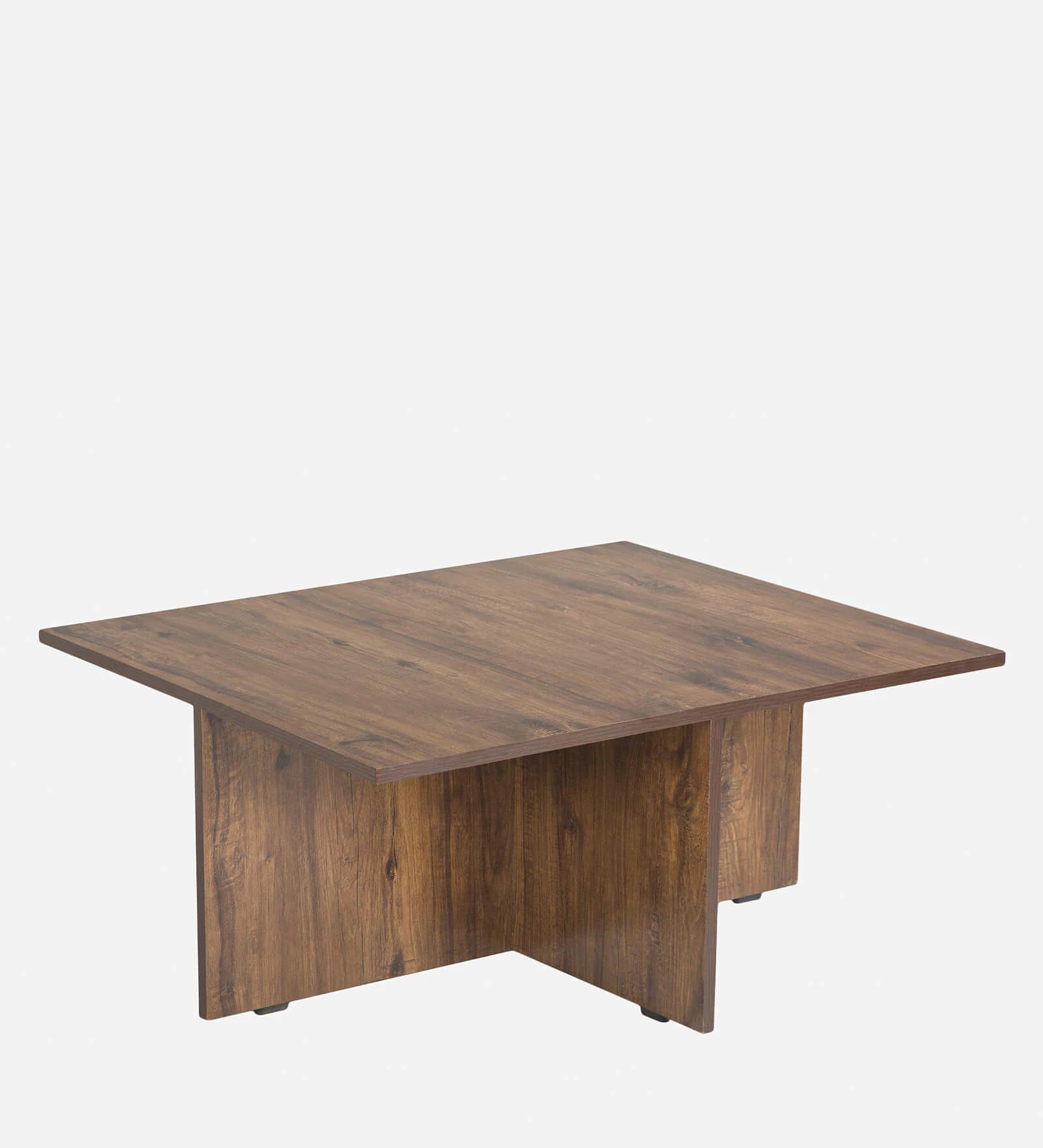 Tory Nesting Coffee Table Set In Classic Walnut Finish With Storage And Cushioned Stools