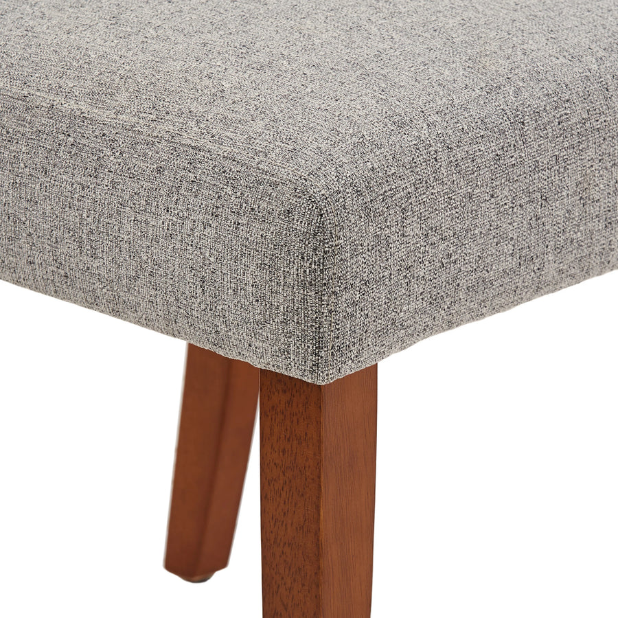 Tufra Fabric Side Chair In Lit Grey Colour Set Of 2 - Febonic Living