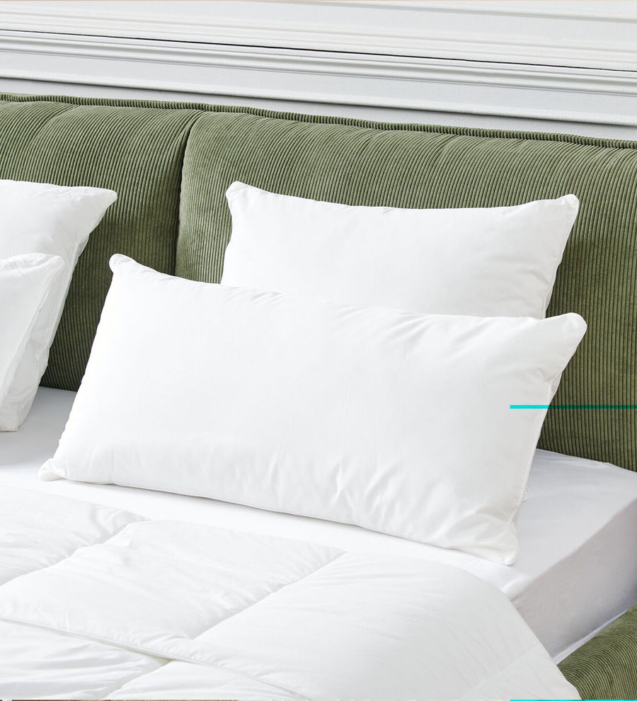 Tanmay (40x80cm) Fiber Pillows (Pack of 2) by Febonic Living