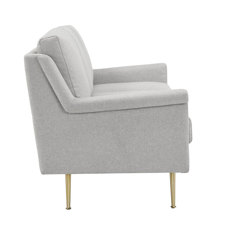 Valerie Fabric 3 Seater Sofa In Lit Grey Colour - Febonic Living