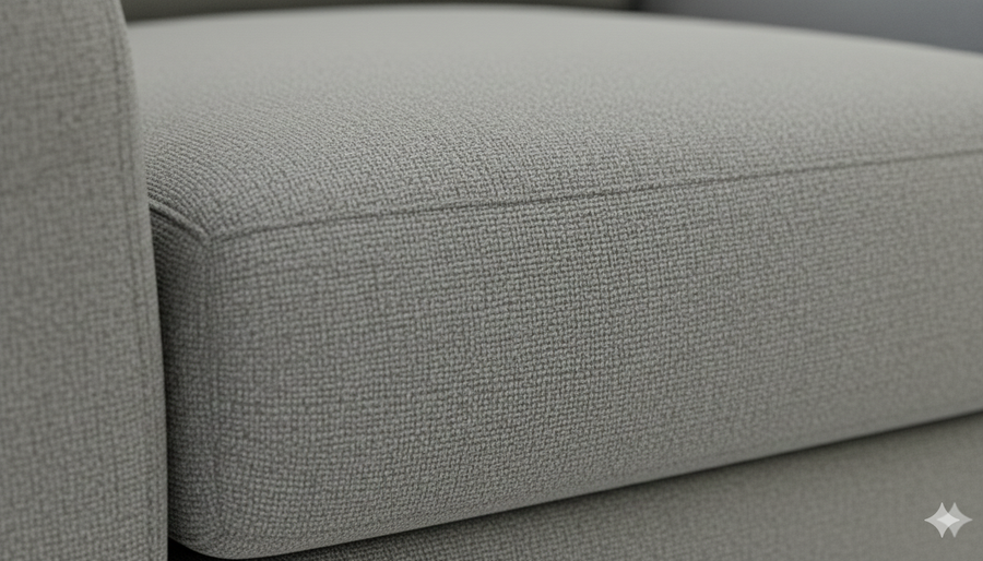 Vegas Fabric 1 Seater Sofa In Charcoal Grey Colour - Febonic Living