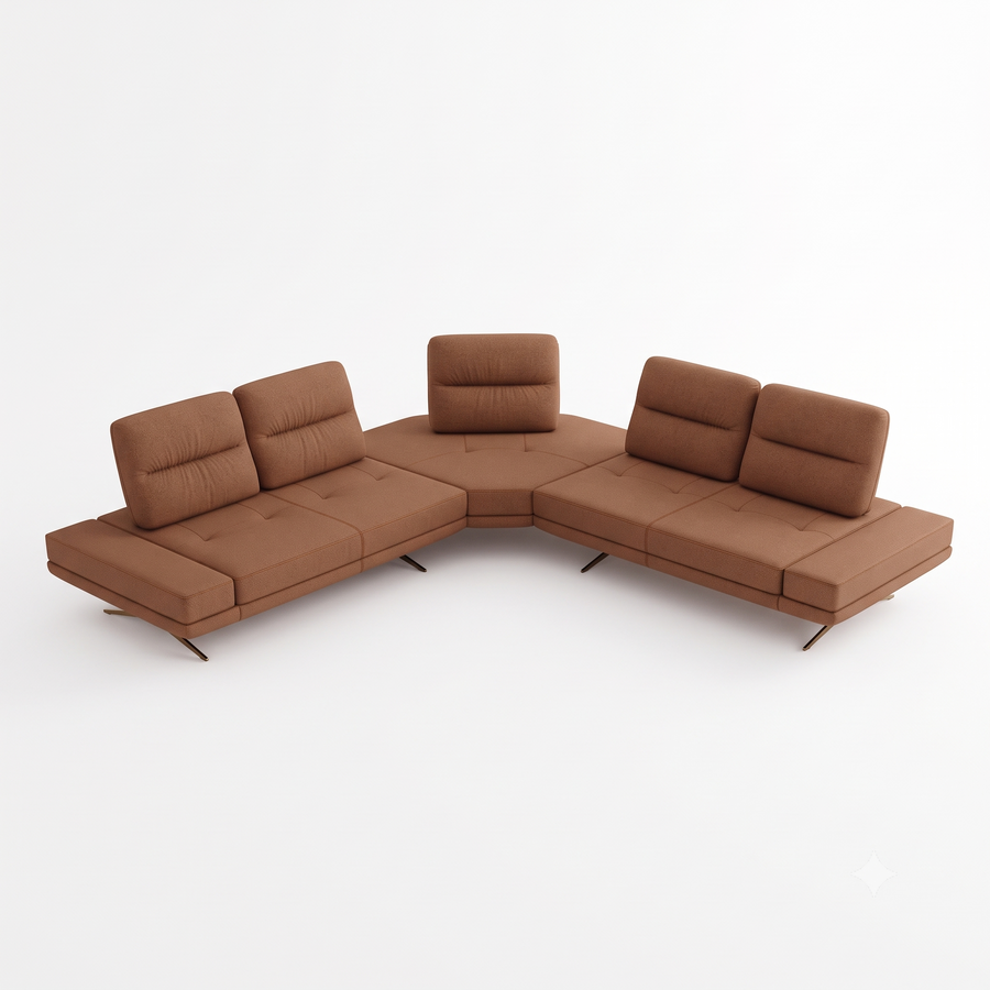Versali Modular Corner Sofa - Carmel Beige