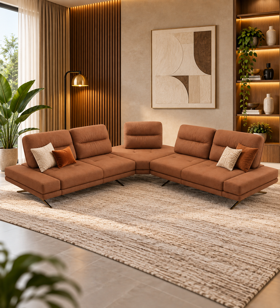 Versali Modular Corner Sofa - Carmel Beige
